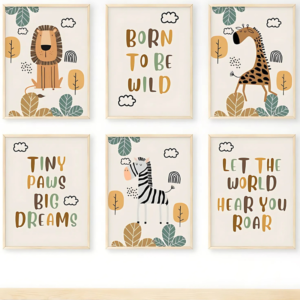 مجموعه 6 قطع بتصميمات ابداعيه