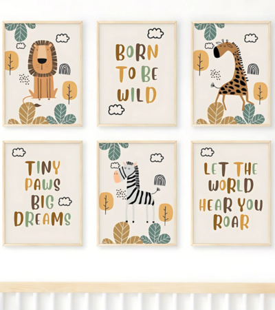 مجموعه 6 قطع بتصميمات ابداعيه