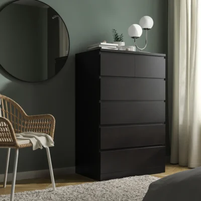 malm-chest-of-6-drawers-black-brown__1154550_pe886131_s5 وحدة أدراج 78×45سم- WDY18